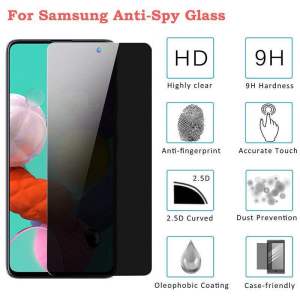 tempered glass anti intip anti spy privacy samsung M33 M32 M54 M53 M15 M35 M55 M52 M50 M51 M31S M30S M23 M22 M20 M10 M11 M12 M13 M14 M34 M02 S20 FE S23 FE A16 A36 A56 A06 A15 A25 A05S A05 A14 A24 A34 A54 A74 A52S A55 A35 anti gores kaca fullayar