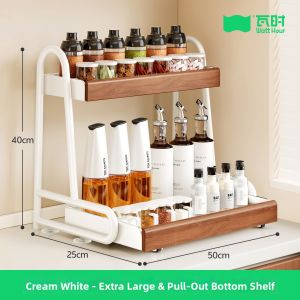 Watthour | Pull-out Spice Rack Organizer Multifunctional