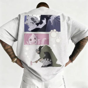 Bandai | One Piece Mens T-shirt Bartholomew Kuma Jewelry Bonney Anime Tee Summer Spring Boys Niche Short Sleeves Parent-child Outfits