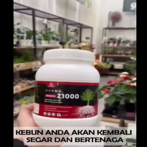 Pupuk Dasshu Z1000 Paket 5 Botol Kemasan 1kg Free Sendok Takar Pupuk Organik Akar Buah dan Bunga