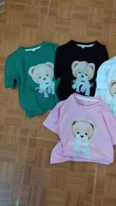 Áo phông bé gái áo thun cotton hàng Quảng Châu 17-45kg