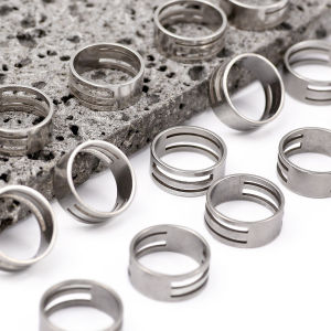 Stainless Steel Jump Rings Open Rings 1/2/3/5pcs Mens and Womens Gifts Couples Rings Accessories DIY Pliers Tools Accessories