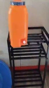 2/3 Layer All Metals Mineral Water Dispenser Stand Rack Thicken Water Jug Rack Stand Heavy Duty Water Dispenser Stand Rack Load-bearing 200KG