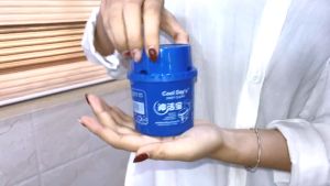 Money comes เจลดับกลิ่นชักโครก น้ำยาดับกลิ่นห้องน้ำ กระปุกใหญ่ ก้อนสีฟ้า ใส่ชักโครก  ใช้ได้นาน 3 เดือน