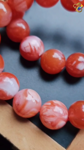 Collection Grade Nan Hong Red Agate Bracelet
