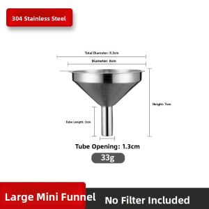 gumahus | Commercial Home Thickened 304 Stainless Steel Funnel L