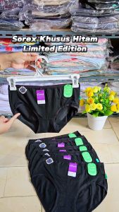 Cd Wanita Sorex Khusus Hitam 1239 Super Soft | Celana Dalam Wanita Sorek Cutting Midi