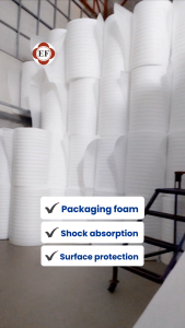 PE FOAM SHEET 1mm x 12" x 12" (25 pcs) for packaging shock absorption and surface protection