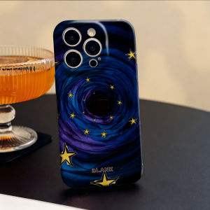 BILIBILI | Starry Swirl For iPhone 17 16 15 14 13 Pro Max Air 17e Hard tpu Bumper Cover Coque Case Blank