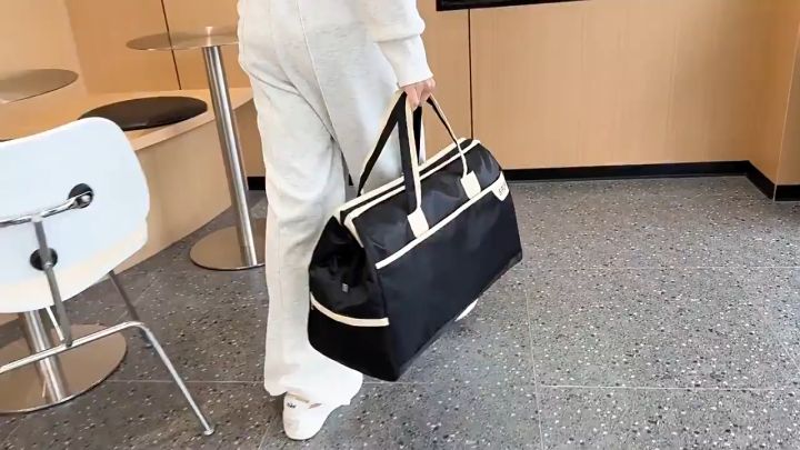 ARKON Travel Bag Women Men Korean Large Duffle Gym Sports Travelling ...