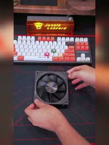 Jungle Leopard | ARGB White 12cm PC Case Fan