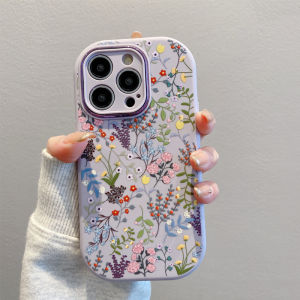 Sup&LV | Creative Floral Phone Case For Apple 16 Pro iPhone 15 Max Xiaomi 14 Huawei Mate 70 P60 K50 Note 13 Honor 300X200 Findx8 Zero