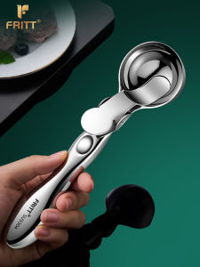 Commercial Grade 304 Stainless Steel Ice Cream Spoon Ball Digging Tool Fruit Ball Ice Cream Spoon Snow Cone Watermelon Digging Spoon
