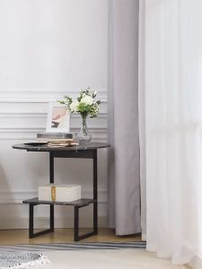 Side a Few Light Luxury Household Sofa Side Cabinet Small Tea Table Modern Simple Bedside Table Living Room Small Round Table Small Table Corner a Few
