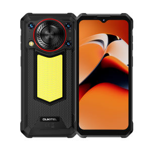 OUKITEL WP53 PRO 24GB+256GB 50MP+8MP Android 15 smartphone with Camping Light 128dB Loudspeaker 11000mAh 6.52" Screen Dual Nano Sim Mobile NFC