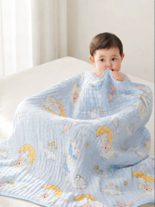 SHI YUE JIE JING | Cotton Antibacterial Baby Bath Towel
