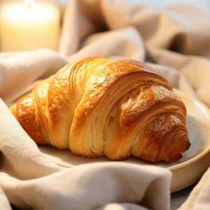 Soft Custard Filling Croissant Breakfast Bread