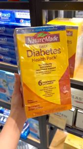 Thực phẩm Điều Hòa Tiểu Đường Nature Made Diabetes Health Pack của Mỹ hộp 60 gói