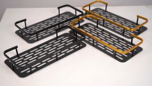 Rak Gantung Kamar Mandi Bathroom Organizer Rack Aluminium TaffHOME - SHR241