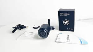 Camera an ninh không dây thông minh C1 - Tầm nhìn ban đêm HD 1080P Chống chịu thời tiết IP66 & Cảnh báo chuyển động AI cho gia đình/văn phòng (Miễn phí vận chuyển)