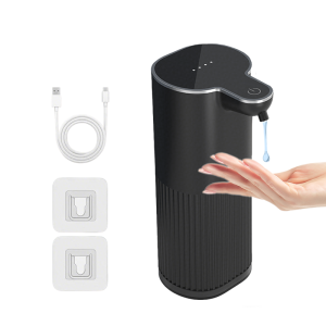 360ML Capacity Light Display 4-Levels Adjustable Foam/Liquid Control Intelligent Automatic Sense Soap Dispenser Hand Wash Bottle