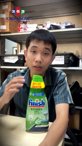 Finish Eco 0% – Gel rửa bát máy 900ml – Làm sạch tự nhiên – Không hóa chất gây hại  - Giúp Loại Bỏ Dầu Mỡ & Thực Phẩm Bám Dính - Bảo Vệ Máy Rửa Bát