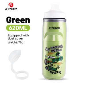 X-TIGER Insulated Cycling Water Bottle 620ml Cold/Hot Thermos Squeeze Bottle for MTB Road Bicycle Portable Sports Bike Cup