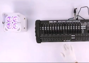 DMX 384B Light Console Professional 384 Intelligent DMX Controller With Gooseneck Light For Disco DJ Club