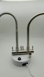 304 Stainless Steel Hindi Kinakalawang Gripo Wall-Mounted Kitchen Faucet Double Spout Pipe