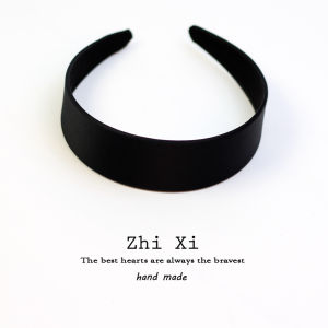 Versatile Daily Wear Satin Hair Accessories Wide 4cm Headbands Milky White Super Wide Version HyunA Silk Headbands