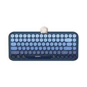 Mofii | MOFii ANNI Dual-Mode Wireless Keyboard Cute Cat Shape Round Keycaps for Girls 2.4G Plug and Play US QWERTY Layout