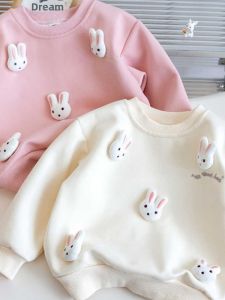 Girls Cartoon Korean Style 3D Decor Sweet Hoodie
