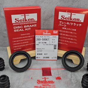 SIL SEAL REM CAKRAM RODA DEPAN HONDA JAZZ LAMA CITY GD3 TAHUN 2003-2008 KIRI KANAN 1SET SEIKEN