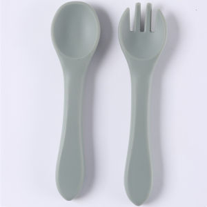 2pcs Mother and Baby Products Baby Spoon Baby Silicone Soft Spoon Water Feeding Children Tableware Complementary Spoon