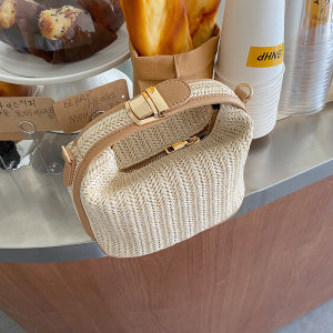 Tas Selempang Wanita & Tas Jinjing Cewek Straw Bag: Tas Kekinian Mewah Murah Elegan Import
