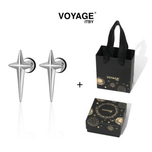 Titanium Alloy Sleeping Womens Earrings Non-removable Ear Studs Titanium Steel Spiral Ear Cuffs Fashionable Jewelry