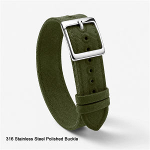 18mm 20mm 22mm Woven Nylon Strap for Omega for Tudor Folding Buckle Premium Canvas Men Military Replace Watch Band Bracelet
