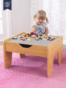 Educational Multipurpose Building Blocks Table Large Pieces