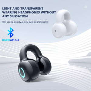 ชุดหูฟังบลูทูธ LS แบตเตอรี่อายุการใช้งานยาวนานกีฬาสากลสำหรับโทรศัพท์มือถือชุดหูฟังบลูทูธไร้สายแบบหูเดียวชนิดคลิปหนีบหูฟังสำหรับเล่นกีฬาที่ไม่มีเสียงคุณภาพสูงและการหน่วงเวลาต่ำชุดหูฟังบลูทูธสำหรับวิ่งออกกำลังกายคลิปหูฟังบลูทูธไม่เจ็บ