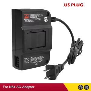 Bộ Sạc AC N64 Đầu Cắm EU/US Dây Nguồn Cho Máy Chơi Game Nintendo 64 Phụ Kiện Tương Thích