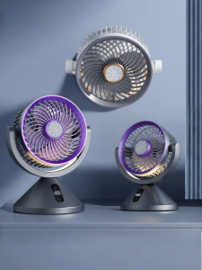 Quạt Điện USB Cầm Tay 2025 Quạt Điều Hòa Không Khí Để Bàn Siêu Mạnh Mẽ Sạc Pin Dài Tuổi Thọ Chạy Im Lặng Ngoài Trời Đa Năng
