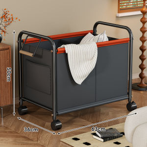 MENGBINFEN | Large Capacity Clothes Storage Basket Cart