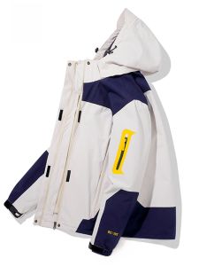 ROMON | Romon Three-in-One Mens and Womens Outdoor Windproof Jacket Spring Autumn Climbing Sportswear Fashionable Urban Style Zipper Sleeve