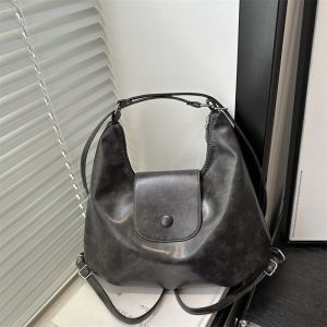 Retro Multi-Functional Underarm Womens Bag 2024 New Winter Commuter Tote Bag Large Capacity for Work And Travel