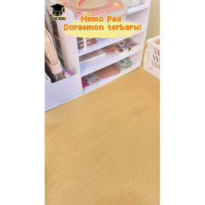 Kertas Memo Pad Model Terbaru Karakter Doraemon / Sticky Notes Penanda Halaman Motif Kartun Doraemon