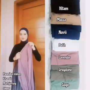 Cardigan 3 in 1 Plus Hijab Jumbo Langsung Pakai Hijab Instan Jersey Outer Jilbab Kardi Dewasa Hoodie Kerudung Pastan Meikahijab