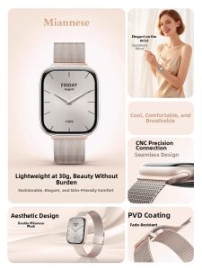 Newyu | Magnetic Stainless Steel Watch Band for Mi Band 9Pro 10 Redmi Watch 5