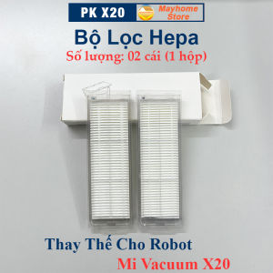 Phụ Kiện Thay Thế Robot Mi Vacuum X20/ Chổi Lăn Chính Chổi Cạnh Trắng Bộ Lọc Hepa Giẻ Lau Tròn Thay Thế