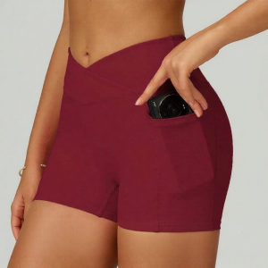 Nude Feel High Waist Peach Butt Shorts for Running and Fitness