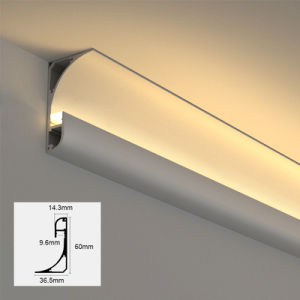 Wall Wash Reflective Lighting Slot Ambient Lighting Surface Mounted No Ceiling Required Led Strip for Interior Decoration